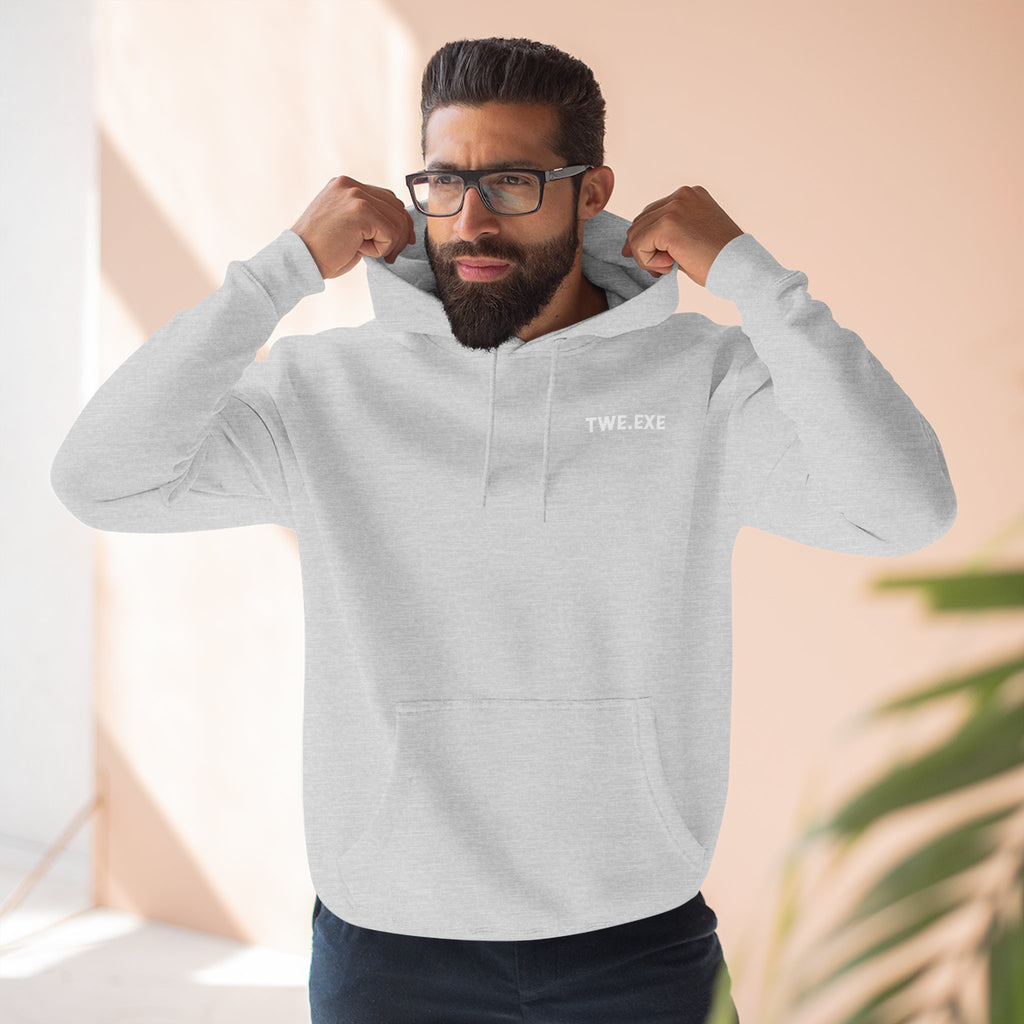 TweMerch Error 404 Fear Not Found Hoodie — minimalist street fashion for motivated creators