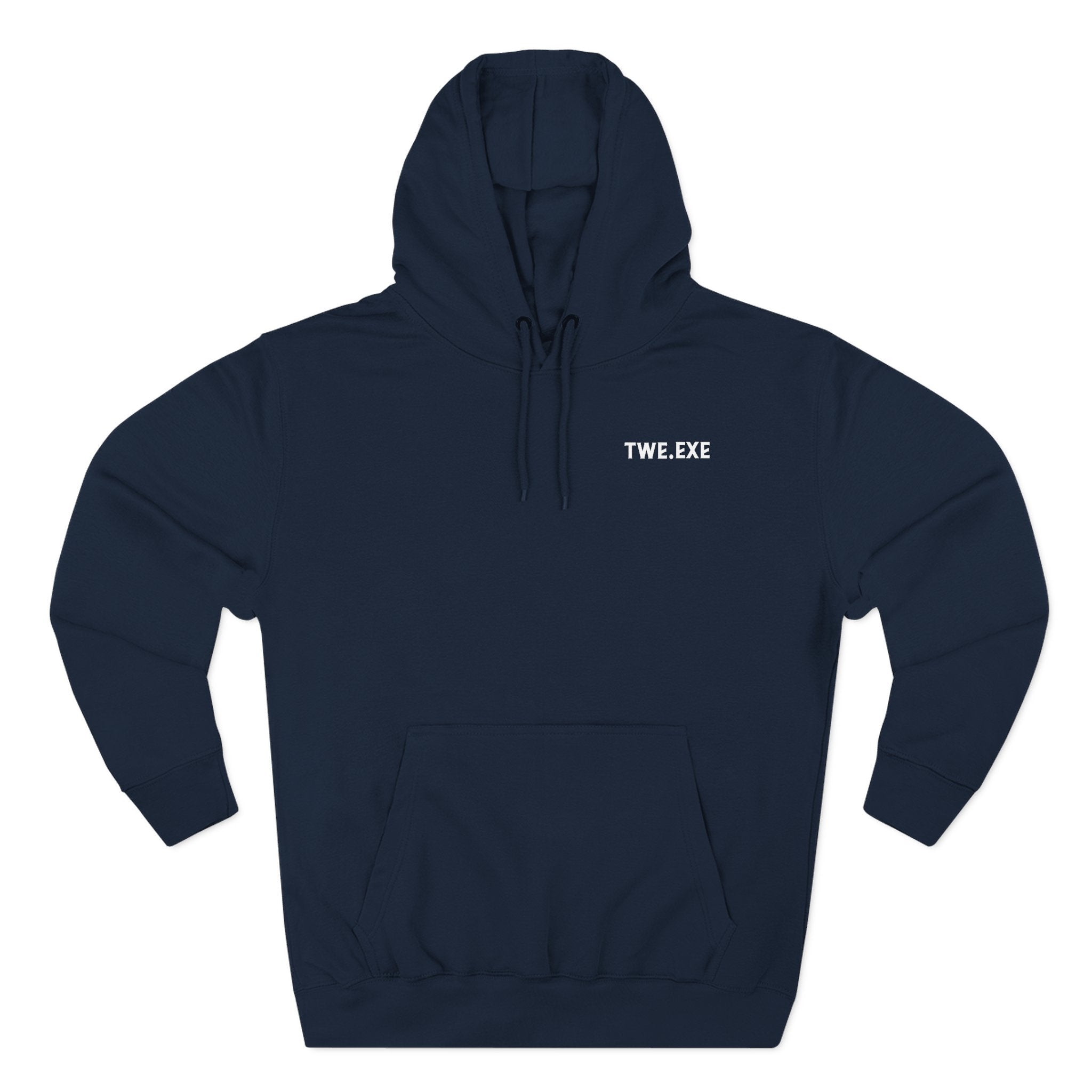 TweMerch Error 404 Fear Not Found black hoodie with System Active lightning design