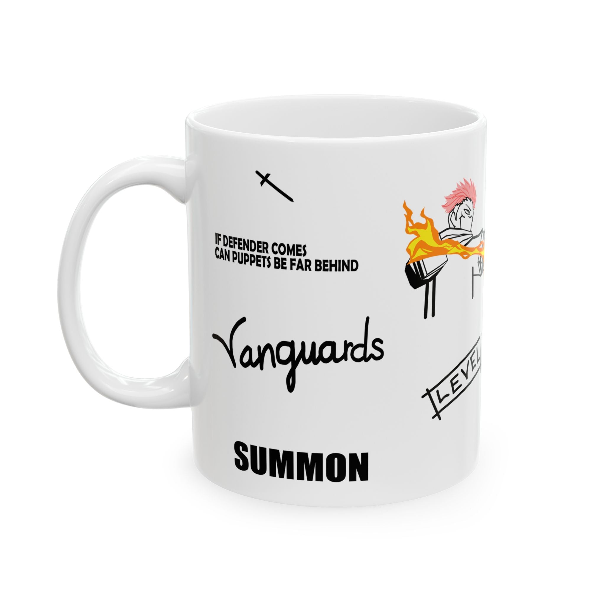 Anime Vanguards Roblox Mug – tower defense inspired design