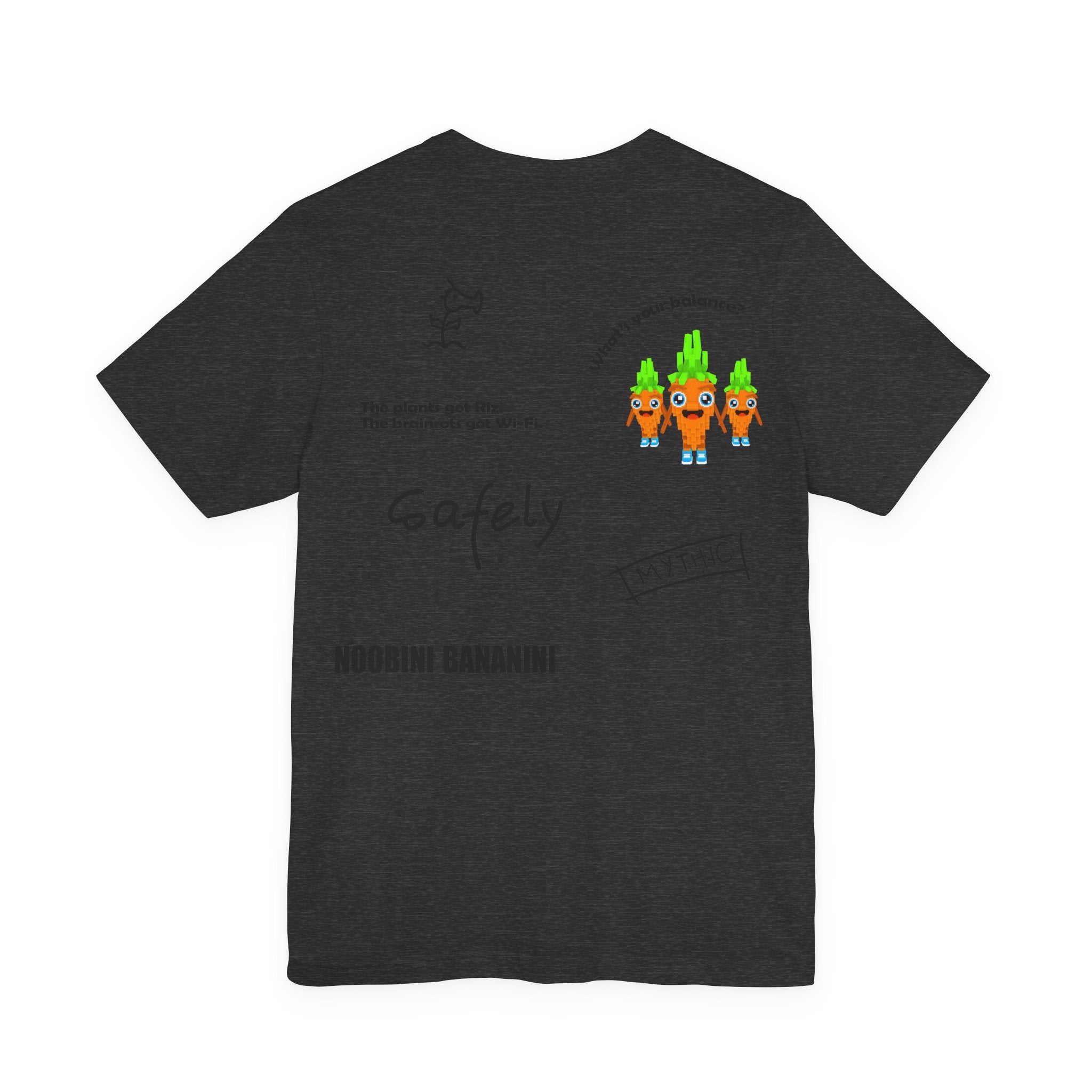 Eco-friendly Roblox T-shirt inspired by Plant vs Brainrots