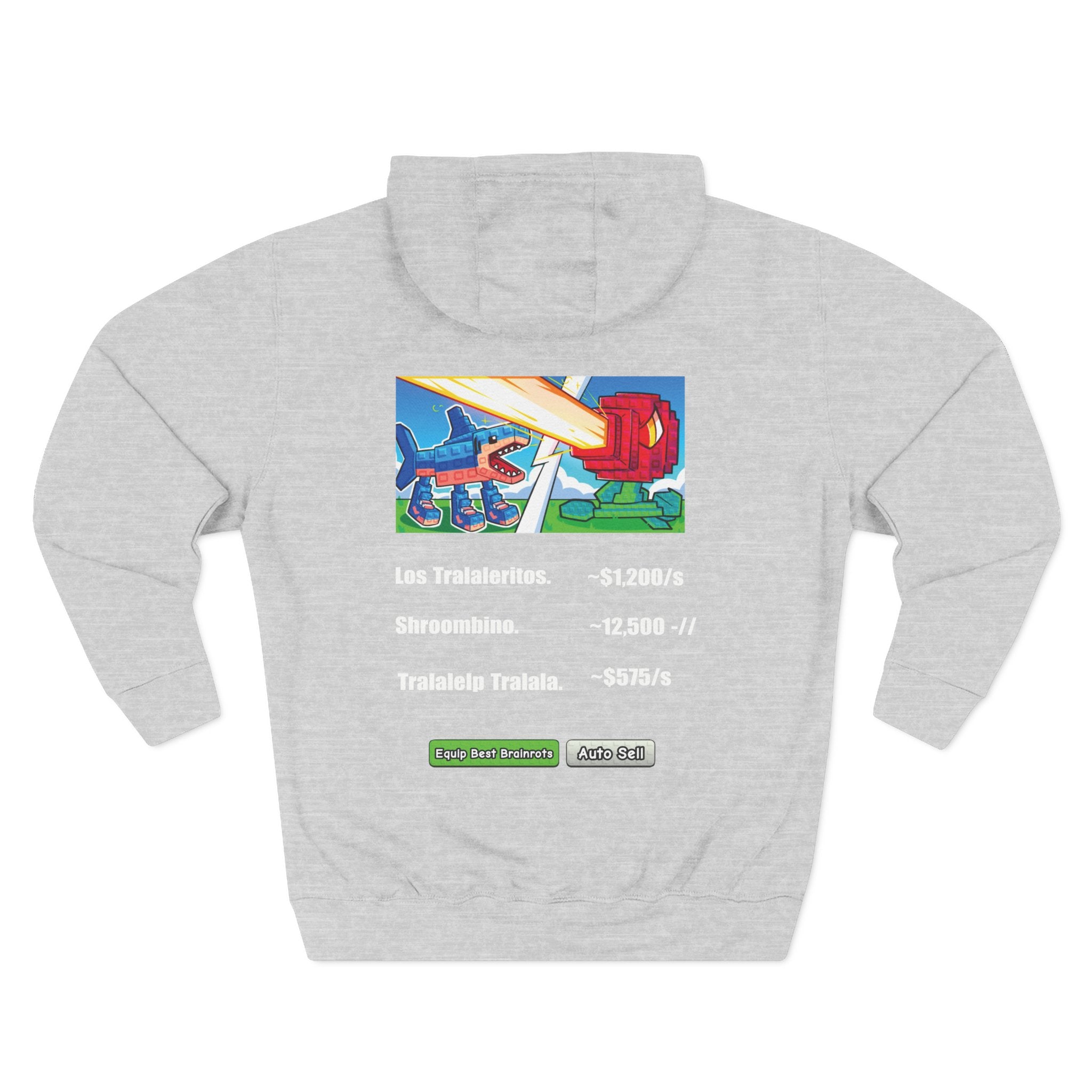 Plant vs Brainrots game Hoodie – Roblox fan merch