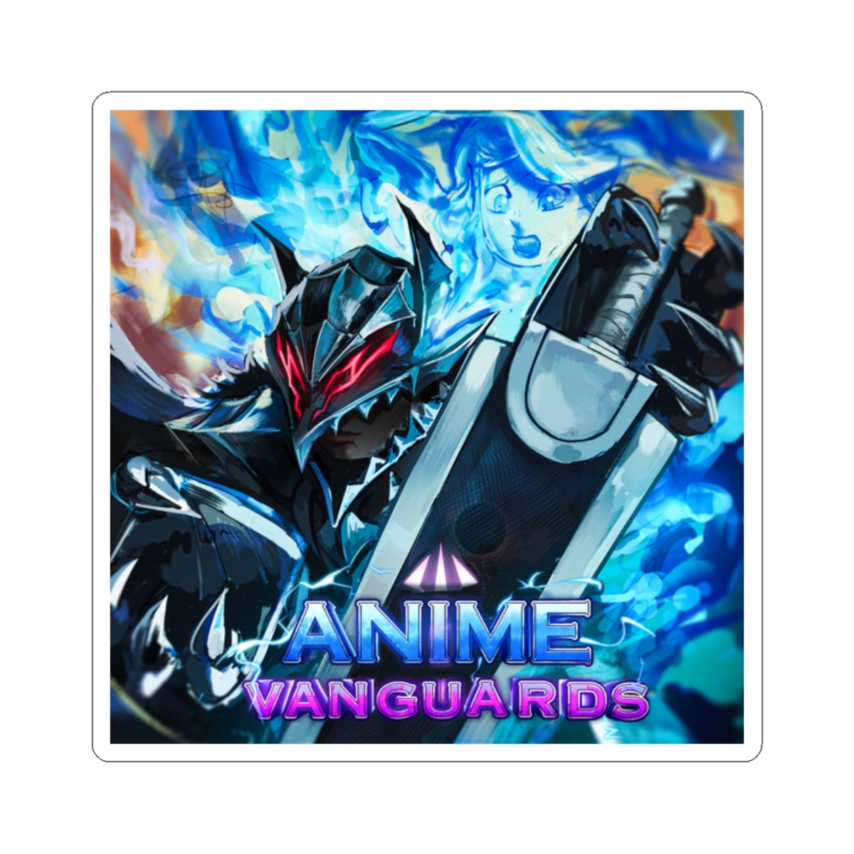 Anime Vanguards Roblox Kiss-Cut Sticker Pack
