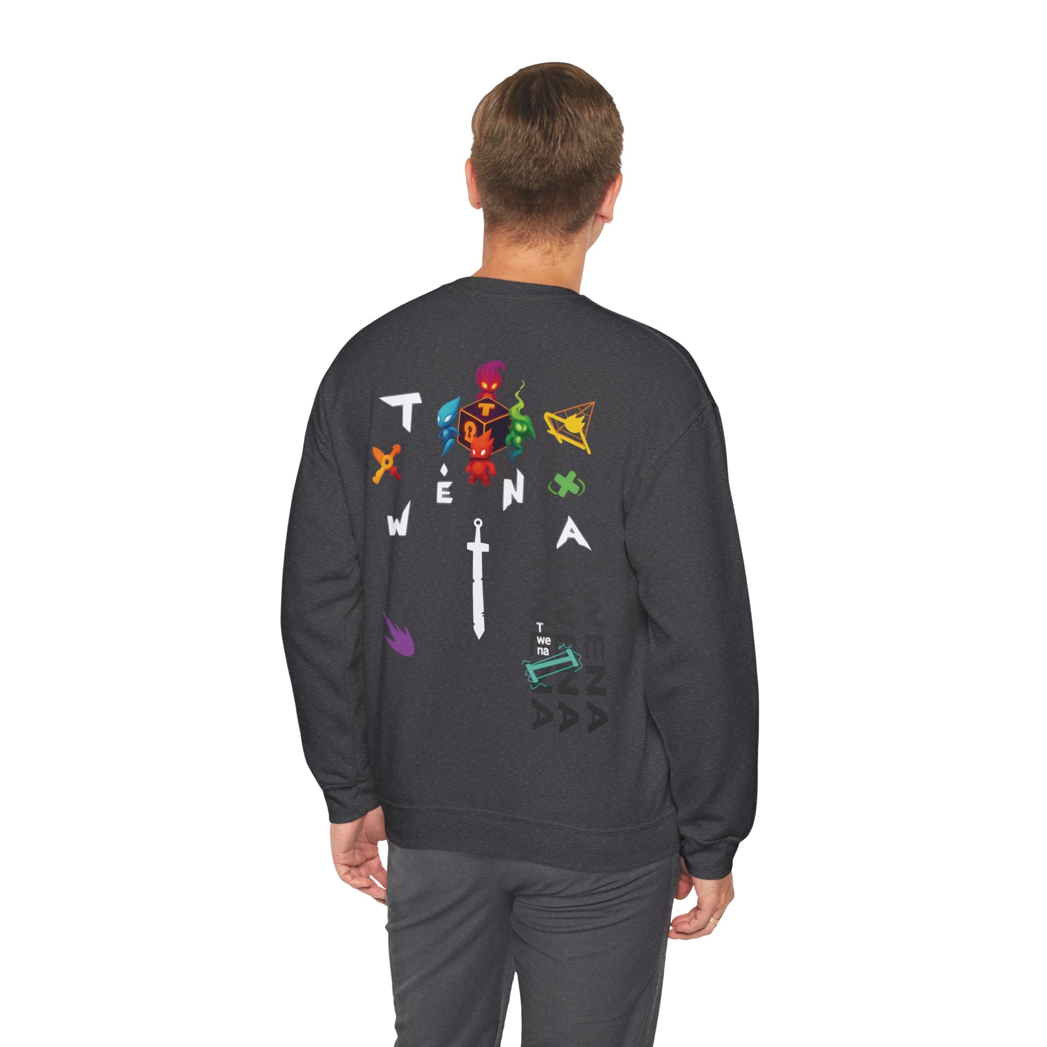 TweNa Elemental Sweatshirt — artistic unisex apparel for creators and gamers