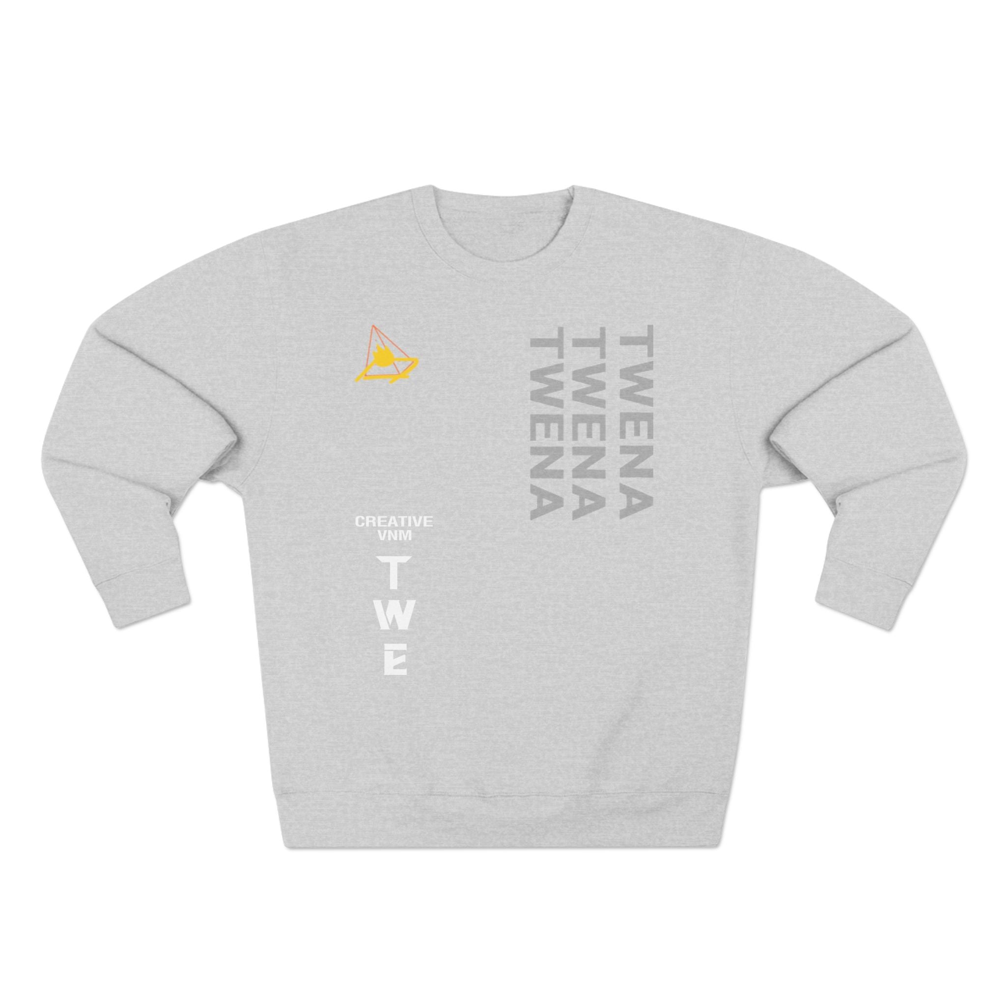 TweMerch “CREATIVE FORCE” minimalist streetwear sweatshirt for creators