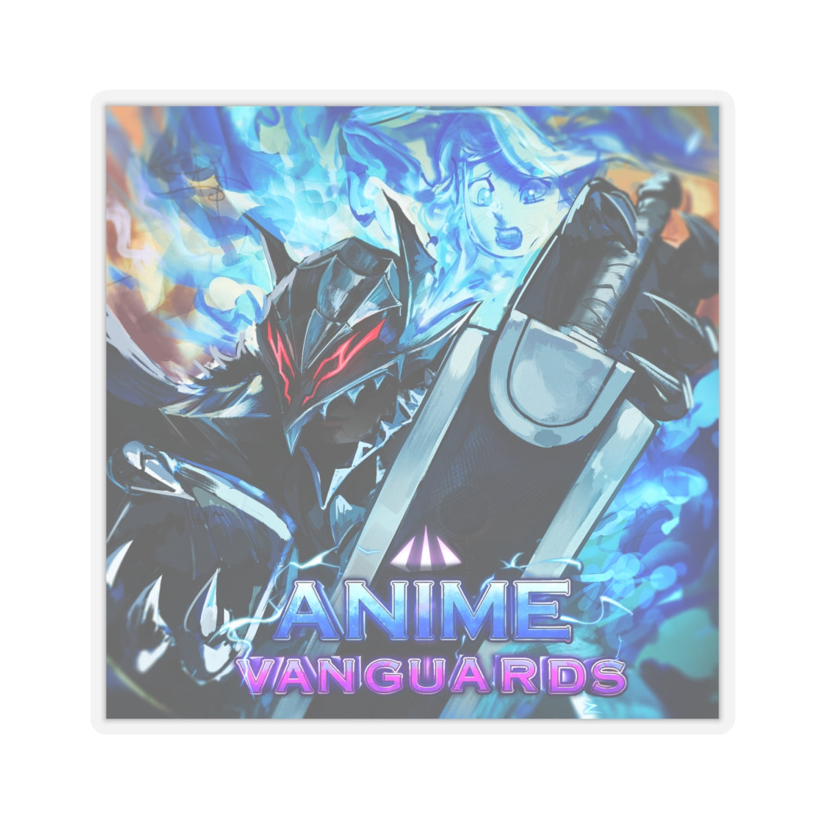 Anime Vanguards Roblox Kiss-Cut Sticker Pack