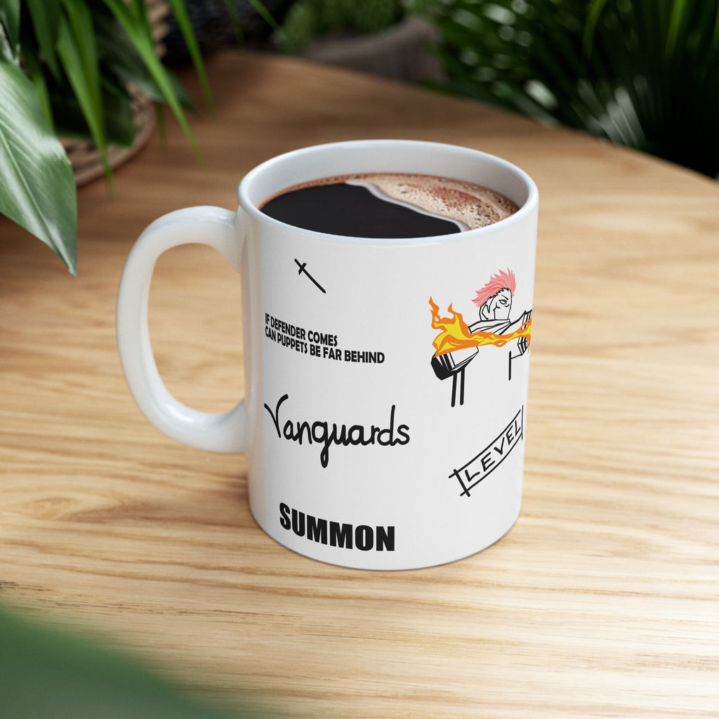Anime Vanguards Roblox Mug – tower defense inspired design