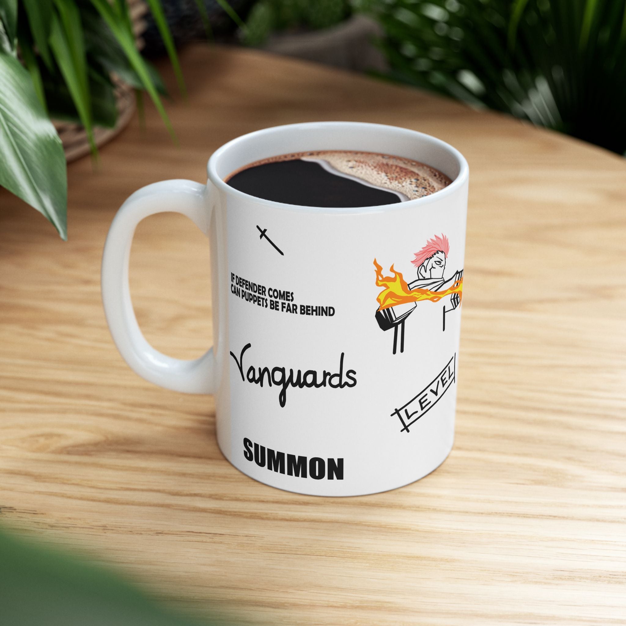 Anime Vanguards Roblox Mug – tower defense inspired design