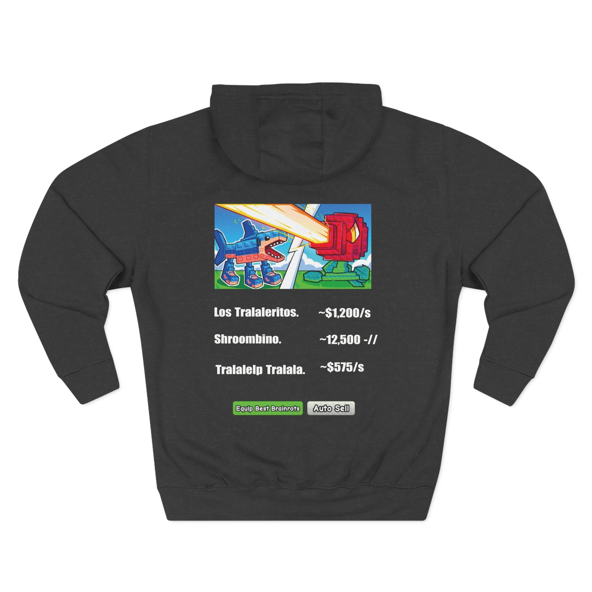 Plant vs Brainrots game Hoodie – Roblox fan merch