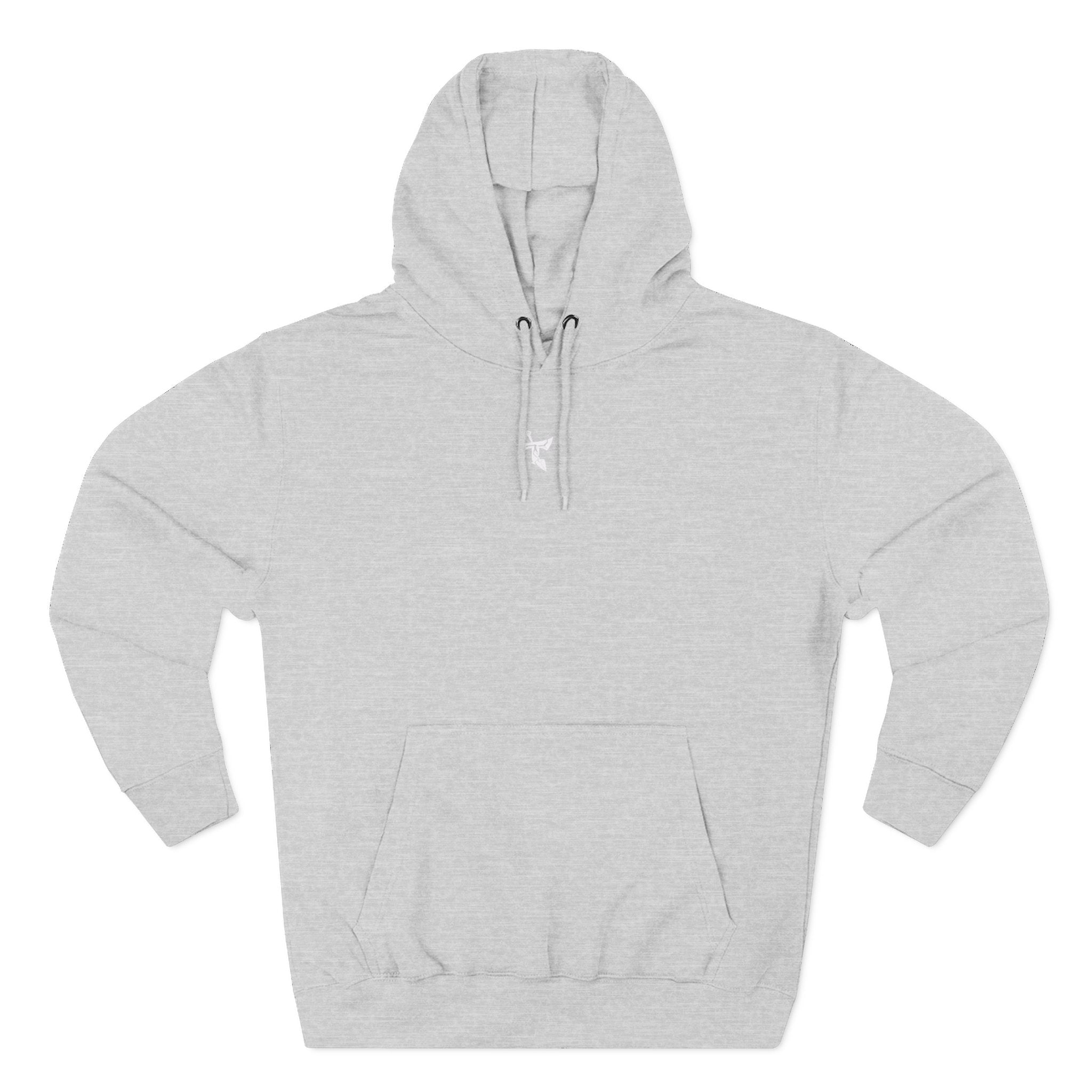 TweMerch minimalist logo on premium streetwear hoodie