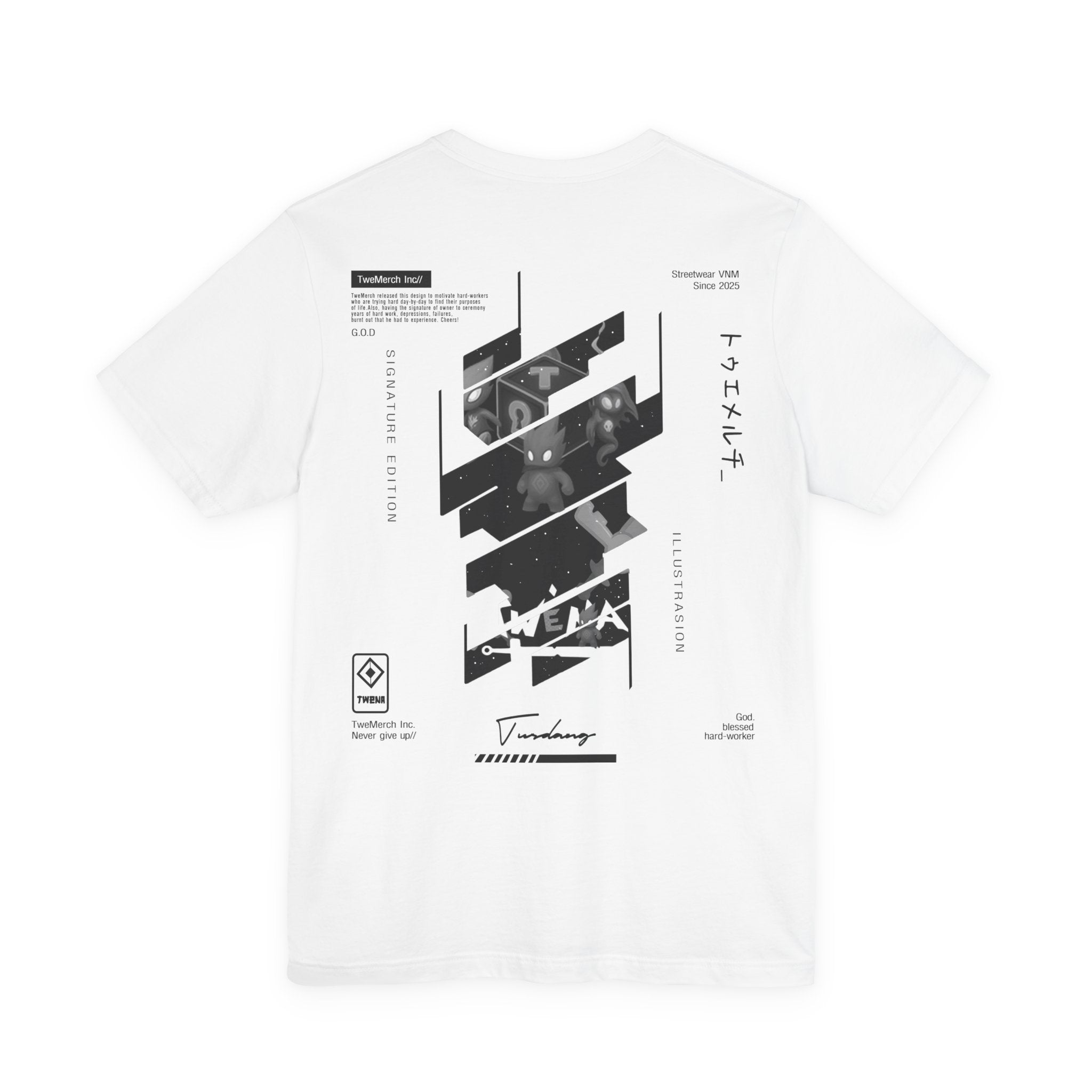 Soft Airlume combed cotton detail of TweMerch Faith in the Grind premium streetwear tee.