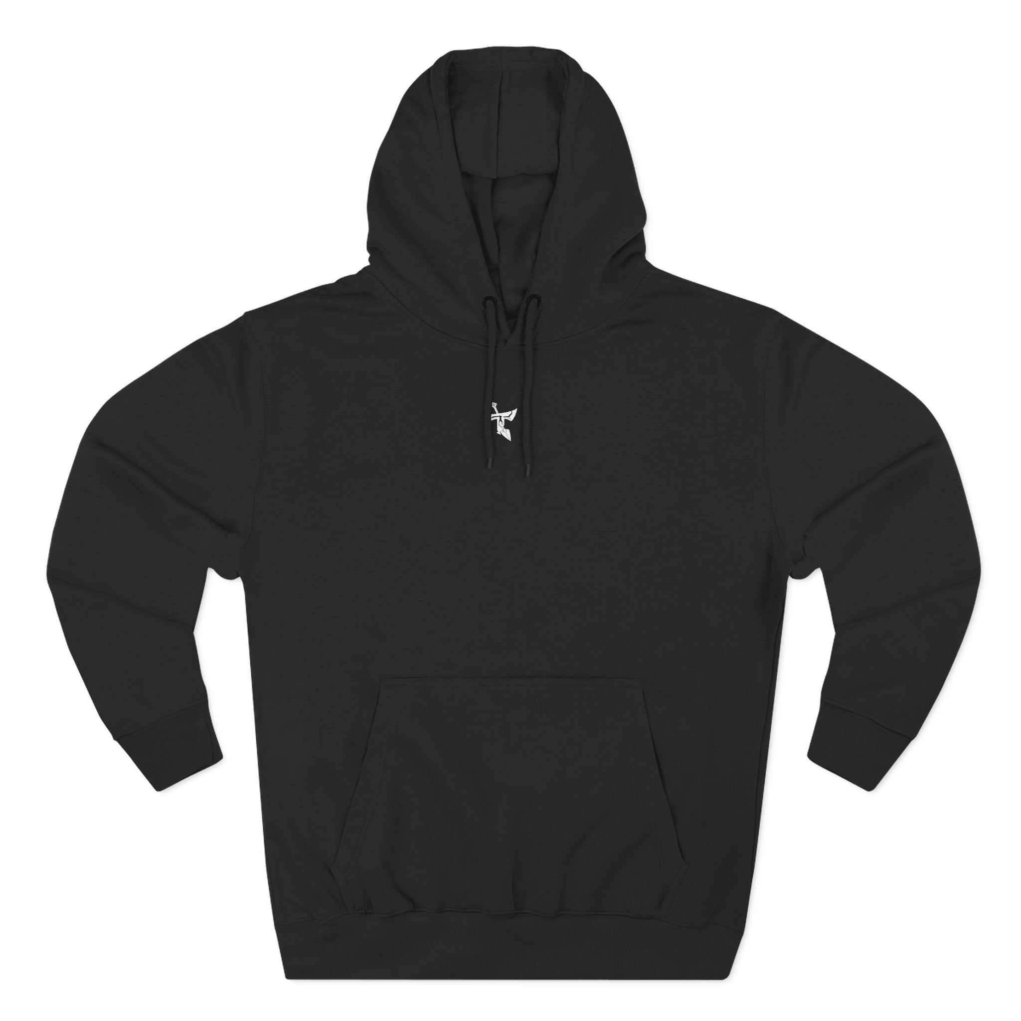 TweMerch minimalist logo on premium streetwear hoodie