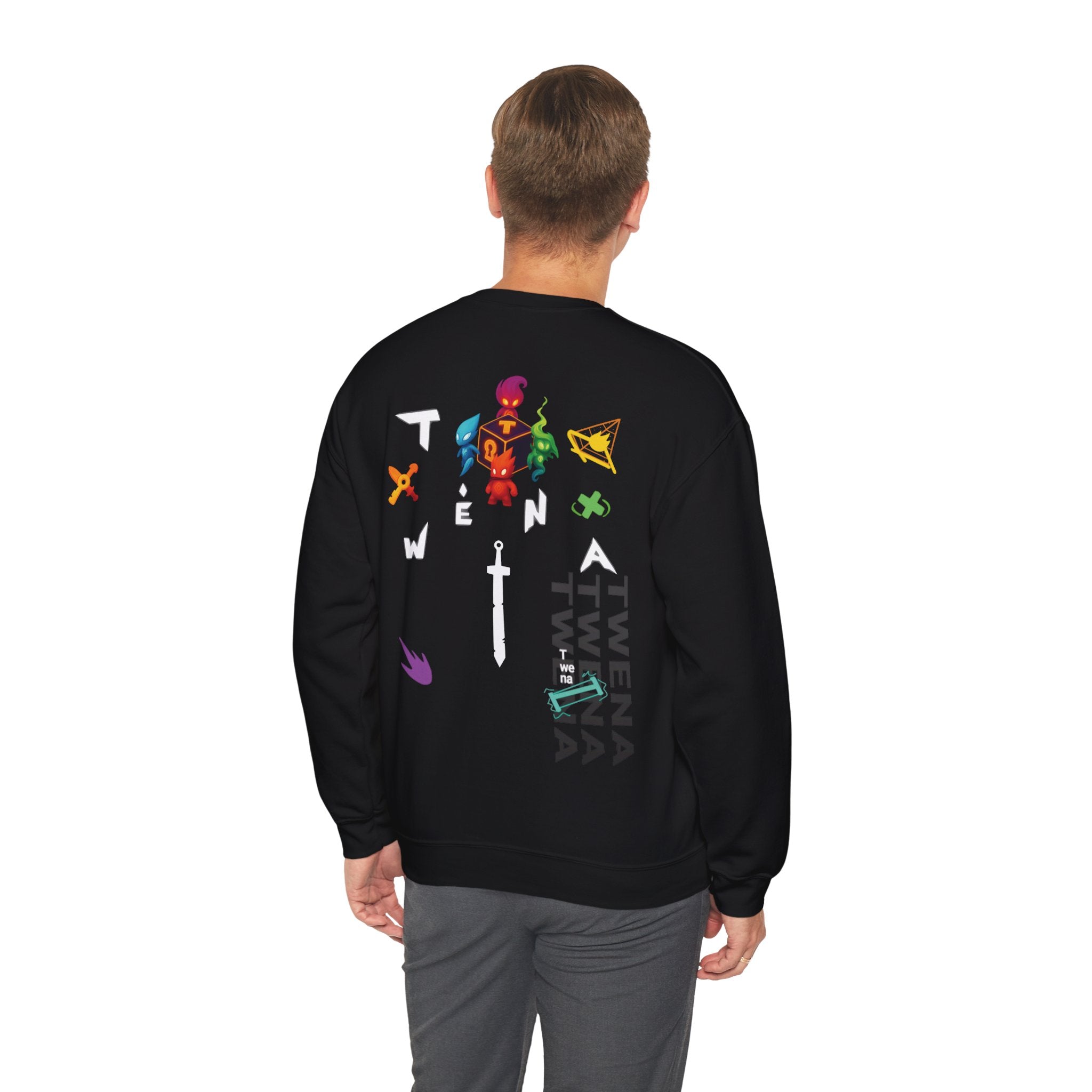 TweNa Elemental Sweatshirt — artistic unisex apparel for creators and gamers