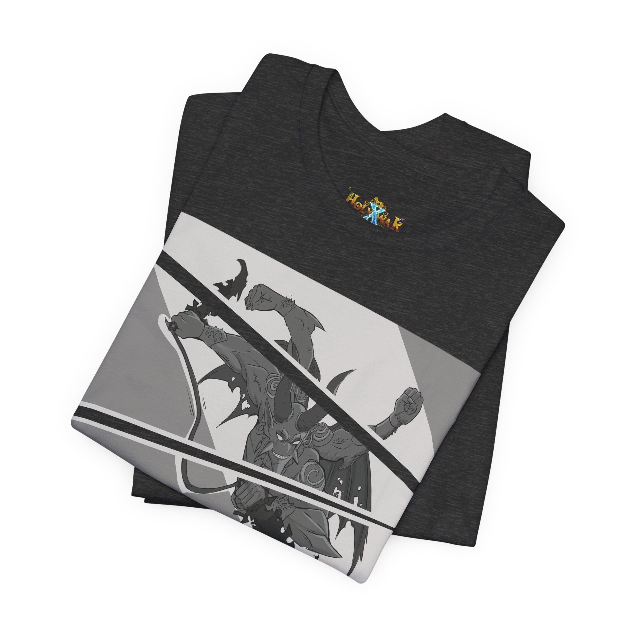 Roblox Holy War X demon T-shirt – gamer wearing design