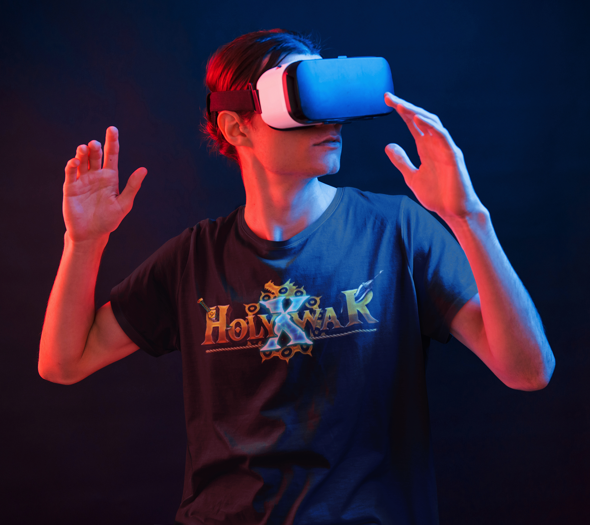 Holy War X (HWX) Roblox T-shirt – bront view
